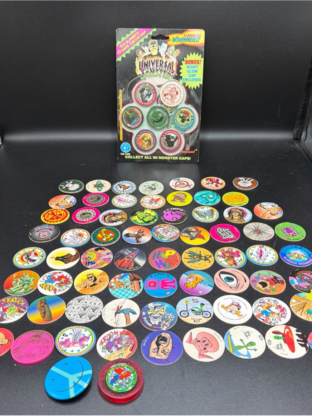 1994 Imperial Official Universal Studios Monsters Slammer Whammers Pogs
